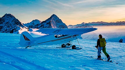 Gletscher-Träume – Gebirgspilot mit 77 Jahren