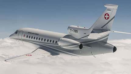 Schweizer Luftwaffe übernimmt Falcon 900EX EASy