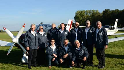 Stützpunkt am Flugplatz Schweinfurt-Süd