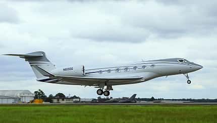 Gulfstream G600 mit voller Kabinenausstattung fliegt