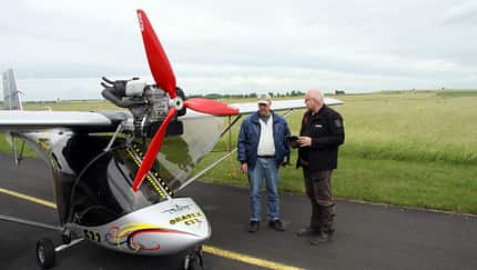 Bewertungstestflug mit Oratex