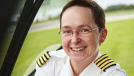 Helikopter-Stipendium für Sabine Bühlmann 