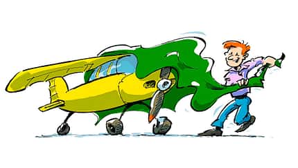 Piloten unterm Baum