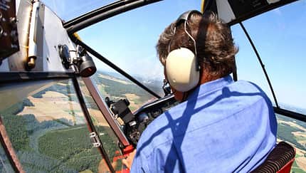 Anflug zur Landung