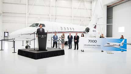 7000. Cessna Citation ausgeliefert