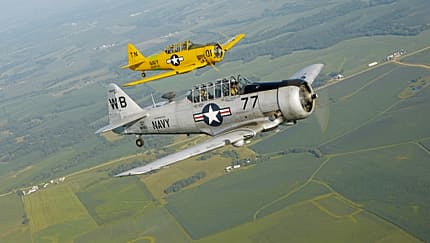 Formationsflug: T-6 Clinic in Dubuque