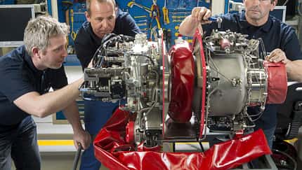 Triebwerke aus Bordes für die Bell 505