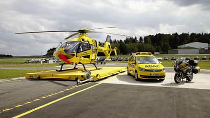 Christoph 65: Startbereit in Dinkelsbühl 