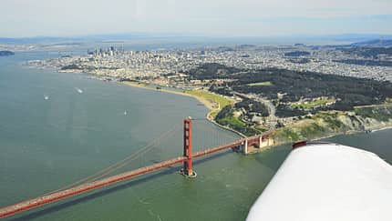 Mit der Archer über die Golden Gate