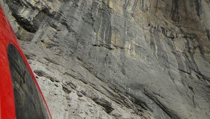Helikopterbergung aus der Titlis-Nordwand