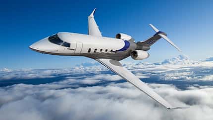 Ankunft der Challenger 350
