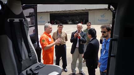 H145 auf großer Demotour in Brasilien 