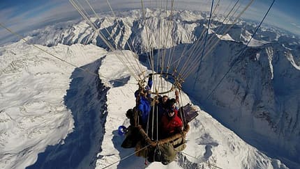Mit dem Gasballon von Düsseldorf nach Verona