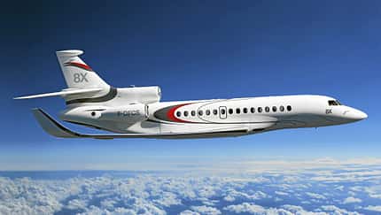 Falcon 8X schließt Flugerprobung ab