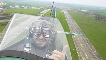 Oldtimertraining beim Verein "Fliegendes Museum"