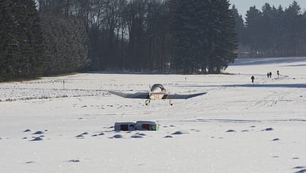 Fliegen im Winter