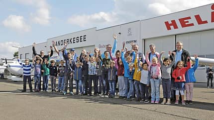 Young Pilot Award und Kinderflugtag