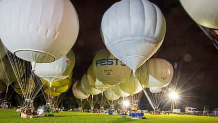 Start frei für 24 Gasballone
