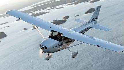 Skyhawk mit AoA-Indicator