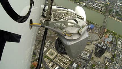 Eaglecopter im Einsatz über Köln