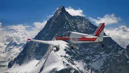 Im Sichtflug nach Süden - VFR über die Alpen