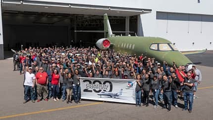 Rollout der 200. Citation Latitude