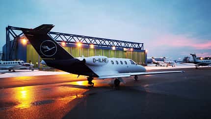Neuer Lack für Lufthansa-Citation