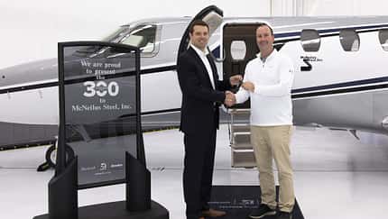 300. Citation CJ4 übergeben