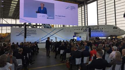 Kanzlerin Merkel wirbt für Nachhaltigkeit