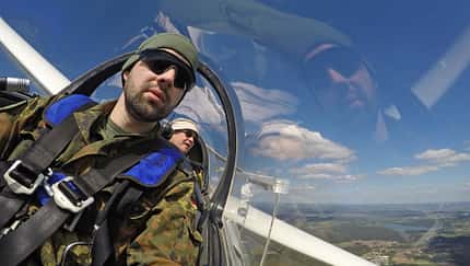 Flugbetrieb in Flecktarn