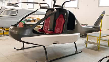 Amphibien-Helikopter aus Italien