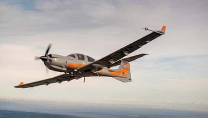 Diamond Aircraft, DA50 RG Der Fokus liegt auf der DA50 RG