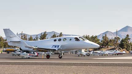 Stratos 716X hebt ab