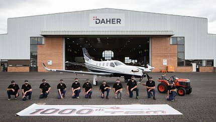 Daher feiert den Rollout der 1000. TBM