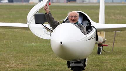 Rekord-Segelflieger Hans-Werner Große