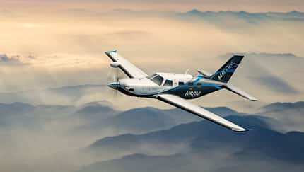 Flying over the clouds