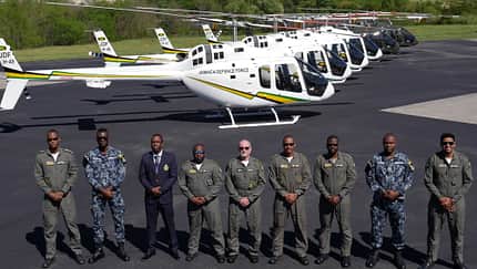 300. Bell 505 JRX fliegt in Jamaika