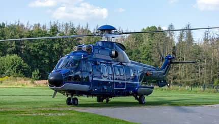 Landeplatz für Merkels Heli