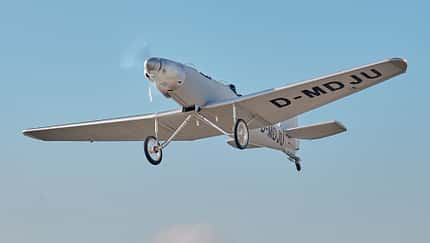 Die Junkers A50 Junior fliegt