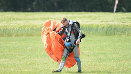 Sicherheitsanweisung für Fallschirme