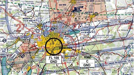 Flugbeschränkungsgebiet über München