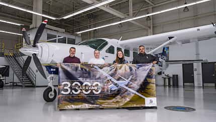 Textron Aviation hat Anfang Januar 2023 das 3000. Flugzeug der Caravan-Familie ausgeliefert. 
