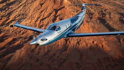 Die Pilatus PC-12 (hier eine NGX) hat inzwischen zehn Millionen Flugstunden erreicht. 