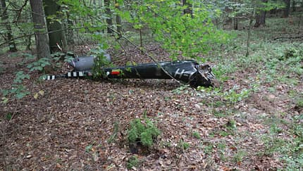 Hubschrauber-Crash: Rotor außer Kontrolle 