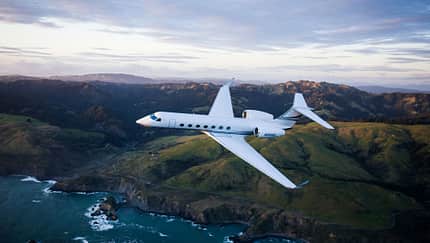 2015 exterior ext aerial california cali west coast sun sunrise Concorde-Batterien für Gulfstream GV und G550