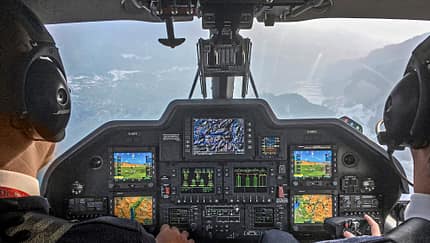 Flugzeuge im Anflug: sehen und gesehen werden