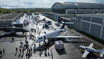 So sah die AERO 2024 von oben aus!