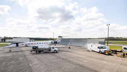 Gulfstream misst Emissionen von reinem SAF