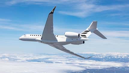 Global 7500 mit 75 Rekordflügen