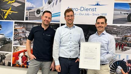 Aero-Dienst erhält Zulassung aus den Emiraten